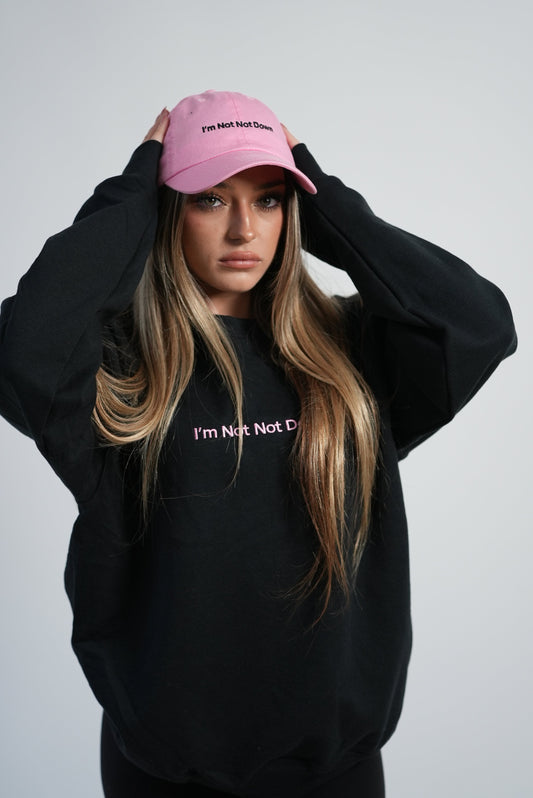 Black & Pink Crewneck