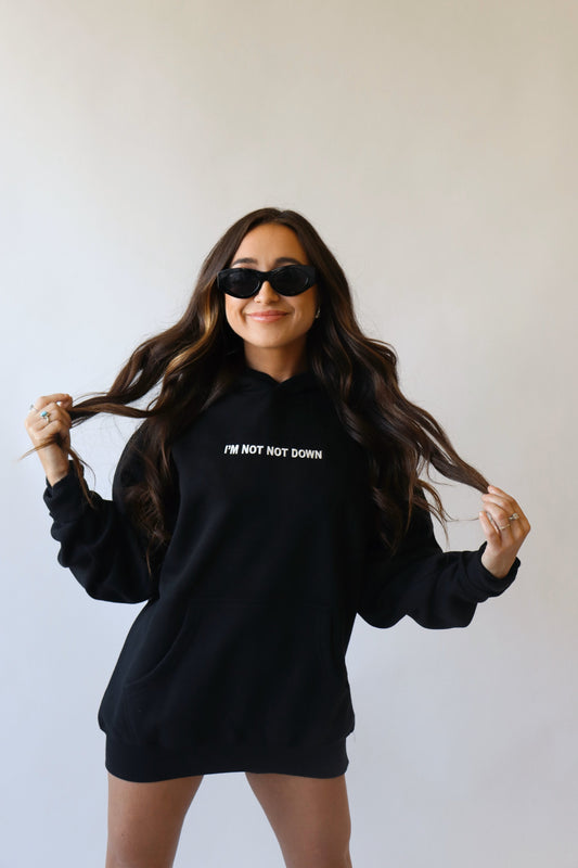 Heavy Weight Black Hoodie
